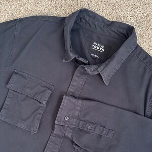 Native Youth Charcoal Button-Up Shirt